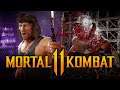 Mortal Kombat 11 - NEW Rambo Fatality & Brutality REVEALED!