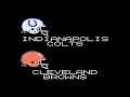 Tecmo Super Bowl (NES) (Season Mode) Week #14: Colts @ Browns