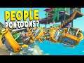 Can People Pontoons Make Our Base Float? - Scrap Mechanic Survival EP 16