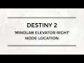Destiny 2 Mindlab Elevator Right Node Location (Sleeper Simulant Quest, Override Frequency)