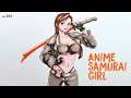 How to draw Samurai Girl | Manga Style | sketching | anime character | ep-280