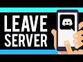 How To Leave Discord Server on Mobile! (Updated 2020)