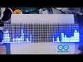 LED Matrix Audio Visualizer Using Cava and Arduino