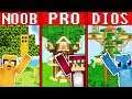 MINECRAFT NOOB VS PRO VS HACKER: BASE EN EL ARBOL MINECRAFT 😱😨 BUILD TUBERS