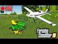 🔴MOWING AND PLANE SPRAYING!!! (GRIFFIN INDIANA) MAP | FARMING SIMULATOR 19