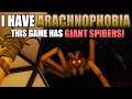 Person with ARACHNOPHOBIA Plays a game with GIANT SPIDERS! REACTION IS PRICELESS! 😂
