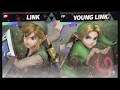 Super Smash Bros Ultimate Amiibo Fights  – Request #13980 Link vs Young Link