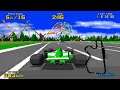 Virtua Racing Arcade (Sega Model 1) - Grandprix Mode - Beginner Course - Green Car - Full Race