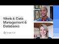 Welcome to Next OnAir week 6: Data Management & Databases