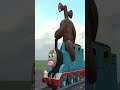 Baby Siren Head Rides Thomas The Train #Shorts