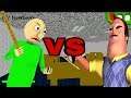 Baldi VS The Neighbor RAP Battle (Baldi's Basics VS Hello Neighbor Original RAP)