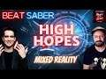 Beat Saber Gameplay - HIGH HOPES - Panic! At the Disco - Expert Plus - Mixed Reality
