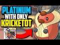 CAN YOU BEAT POKÉMON PLATINUM WITH ONLY A KRICKETOT!? (No Items In Battle Challenge)