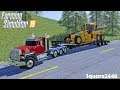 Ford LTL9000 Hauling Volvo Grader | Heavy Haul | Farming Simulator 19