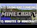 #72 Caving and tunneling, 15 minutes of Minecraft, PS4PRO, gameplay, playthrough