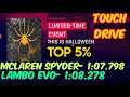 Asphalt 9 | Touch Drive {60 FPS} | This is HALLOWEEN | Lamborghini EVO | McLaren Spyder |Top 5%