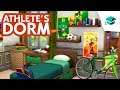 ATHLETE DORM ROOM // Sims 4 Speed Build (DISCOVER UNIVERSITY)