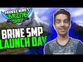 Brine Smp Launch Day | Youtubers Only Smp | Minecraft Smp