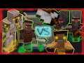 Guard Villager + Iron Golem vs Walker + Zombie Illagers - Minecraft Mob Battle 1.16.5