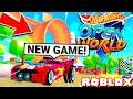 HOTWHEELS RACING - First Impressions Review! (NEW HOTWHEELS GAME! Roblox)