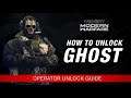 Modern Warfare : How to Unlock GHOST / Operator Unlock Guide (Call Of Duty MW)