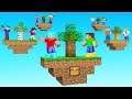 Playing MINECRAFT SKYBLOCKS With 1000 FANS! (Join us)