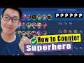 Superhero Synergy Counter Magic Chess | How to Counter 6 Superhero