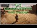 TOP 5 COLLECTABLE HOTSPOTS! in Red Dead Online! SOLO MONEY GLITCH RDR2!