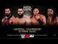 WWE 2K20 Roman Reigns'21 VS. Nakamura VS. Elias VS. Rusev - Fatal 4 Way - Universal Championship