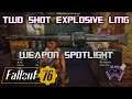 Fallout 76 Weapon Spotlight - Two Shot Explosive Light Machine Gun with Faster Fire Rate and Reload