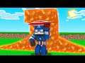 Playing MINECRAFT As CAPTAIN AMERICA! (super strong)