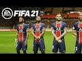 PSG - AS ROMA // EXHIBITION 2021 FIFA 21 Gameplay PC 4K Next Gen MOD