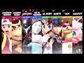 Super Smash Bros Ultimate Amiibo Fights – Request 16574 4 team battle at Kongo Falls