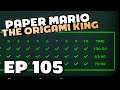 THE RINGER AND SPEED RINGS  TROPHIES! - Part 105 - Paper Mario: The Origami King 100% Walkthrough