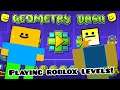 Geometry Dash: Playing Roblox Levels!