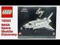 Lego NASA Space Shuttle Discovery - 4K - Completed set on the turntable!