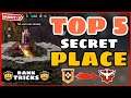 Top 5 Secret Place Free Fire || Part-3 Free Fire -4G Gamers