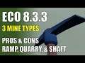ECO - 3 Types of Mines - Ramp/Tunnel, Quarry & Shaft + Winner Announcement