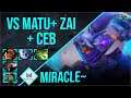 Miracle - Anti-Mage | vs MATUMBAMAN + CEB + Zai | Dota 2 Pro Players Gameplay | Spotnet Dota 2