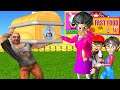 Scary Teacher 3D - Zombie Troll Hello Neighbor in Foodshop of Ice Scream 4 with Scary Seller Coffin