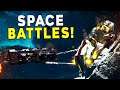 Space Engineers - FLAGSHIP Destroyed! Multiplayer Battles