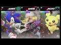 Super Smash Bros Ultimate Amiibo Fights – Request #14971 Sonic vs Sheik vs Pichu