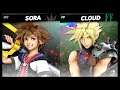 Super Smash Bros Ultimate Amiibo Fights – Sora & Co #152 Sora vs Cloud