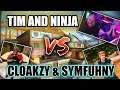 TimtheTatman and Ninja VERSUS Cloakzy and Symfuhny (Call of Duty: Modern Warfare)