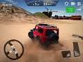 Ultimate Off-road simulator - Driving dirt red jeep / Android gameplay