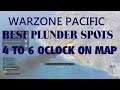 Warzone Pacific , Plunder , Best Spots On Map , 4 To 6 OClock