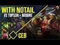 Ceb - Bounty Hunter | with N0tail | vs Topson+MidOne | Dota 2 Pro Players Gameplay | Spotnet Dota 2