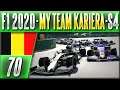 F1 2020 My Team | #70 | Konečně Zpět ve Spa! Další Drama! | CZ Let's Play (S4 - BEL)