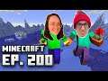 Minecraft BLIND Let's Play [Ep. 200] -- Ryan and Meg's First Time Playing Minecraft Survival!