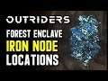 Outriders: Forest Enclave - All Iron Node Locations
